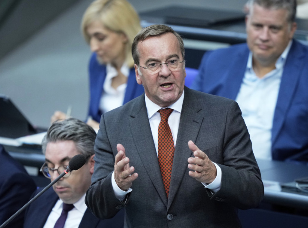 Pistorijus: Nemačka je na prvom mestu u svetu po podršci Ukrajini