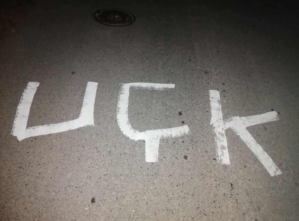 Incidenti u Herceg Novom zbog grafita tzv. OVK
