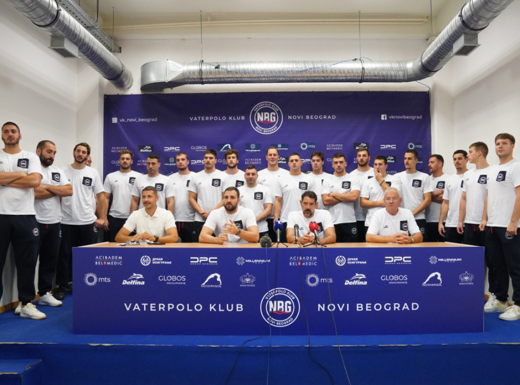 Vaterpolo klub Novi Beograd predstavio tim za predstojeću sezonu, ambicije visoke