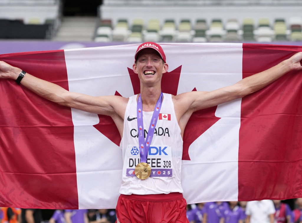 Kanadski atletičar Evan Danfi osvojio zlato na SP u brzom hodanju na 35 kilometara