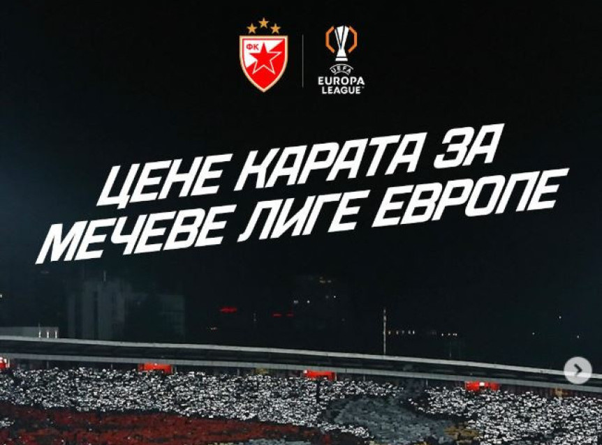 FK Crvena zvezda: Obezbedi karte za Ligu Evrope i proslavi rođendan Marakane