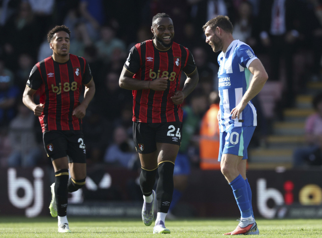 Fudbaleri Bornmuta pobedili Brajton na debiju Veljka Milosavljevića u Premijer ligi