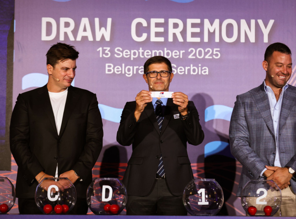 Vaterpolisti Srbije igraće na Evropskom prvenstvu u Beogradu u grupi sa Španijom, Holandijom i Izraelom