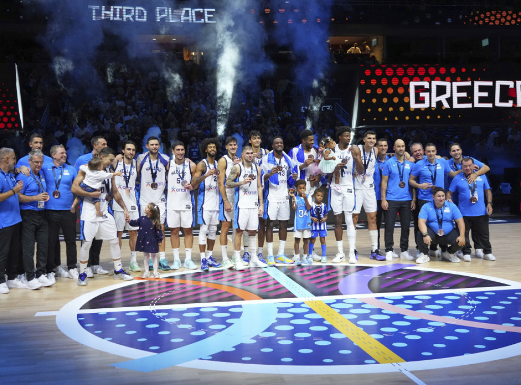 Košarkaši Grčke pobedom protiv Finske osvojili bronzanu medalju na Evropskom prvenstvu