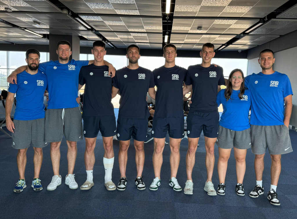 Muška basket reprezentacija Srbije (U23) otputovala u Kinu na Svetsko prvenstvo