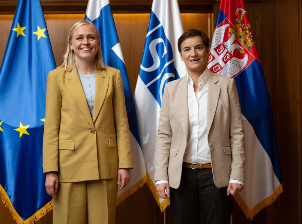 Brnabić se sastala sa Valtonen: Saradnja sa OEBS-om je važna za jačanje institucija i vladavinu prava