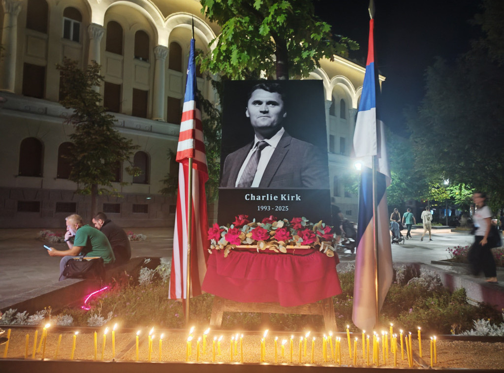 Republika Srpska: Građani i predstavnici vlasti odali poštu ubijenom Čarliju Kirku