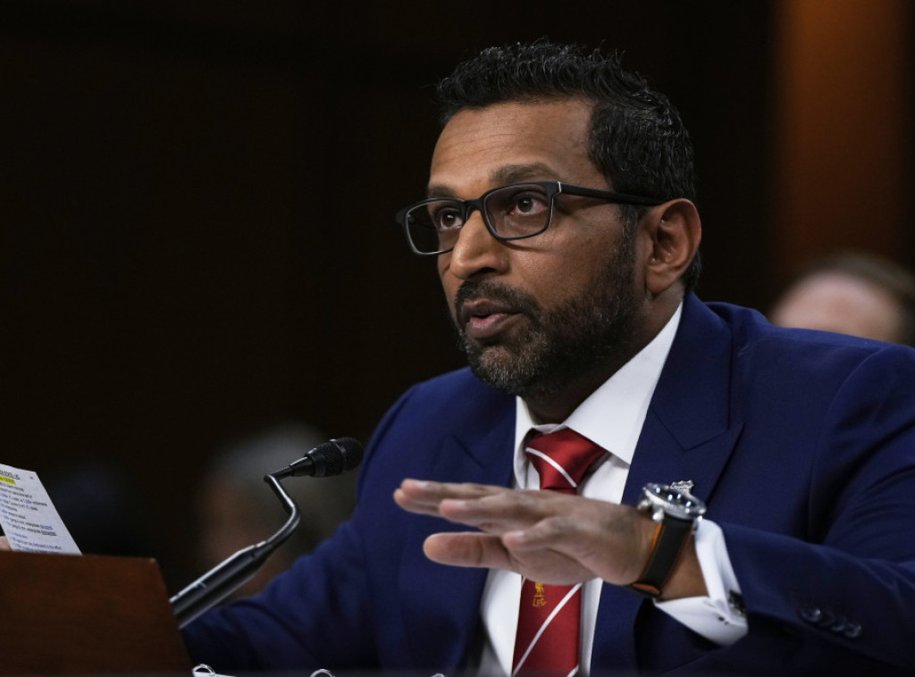 Direktor FBI Kaš Patel negirao "listu neprijatelja" tokom svedočenja pred Senatom SAD