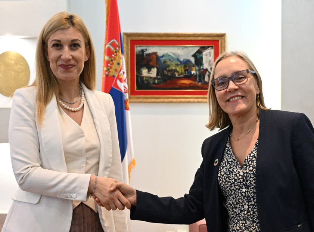 Nevena Jovanović sastala se sa rezidentnim koordinatorom Ujedinjenih nacija u Srbiji