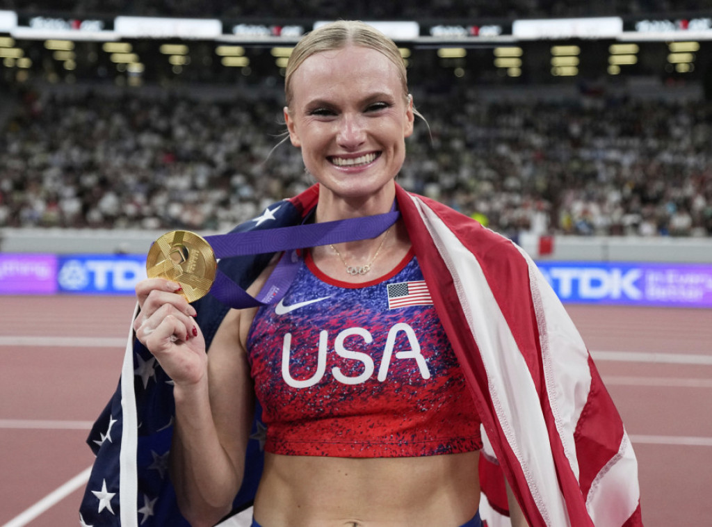 Američka atletičarka Kejti Mun osvojila zlato u skoku s motkom na Svetskom prvenstvu u Tokiju