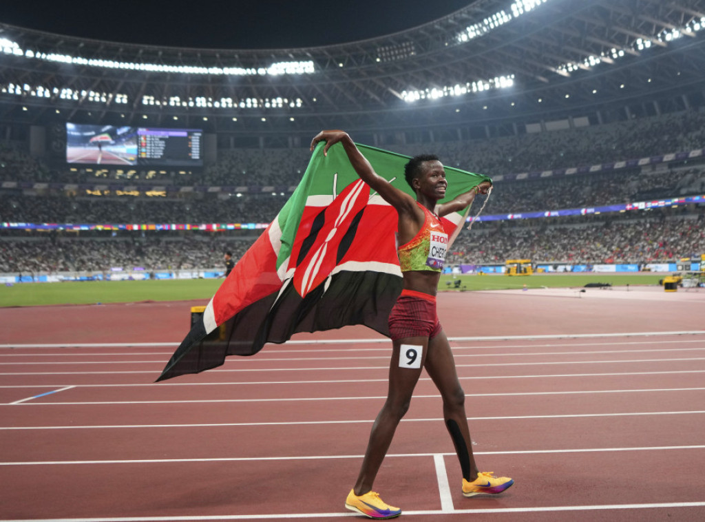 Kenijska atletičarka Feit Čerotič najbrža na 3.000 metara stiplčez na Svetskom prvenstvu u Tokiju