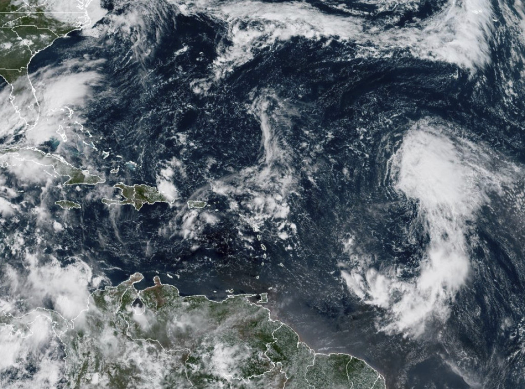 Tropska oluja Gabrijel formirala se iznad Atlantskog okeana
