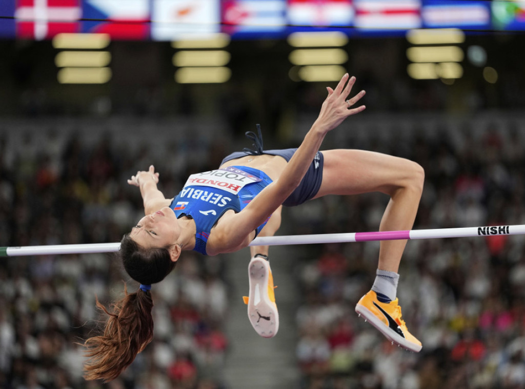 Angelina Topić se plasirala u finale skoka uvis na Svetskom prvenstvu u Tokiju