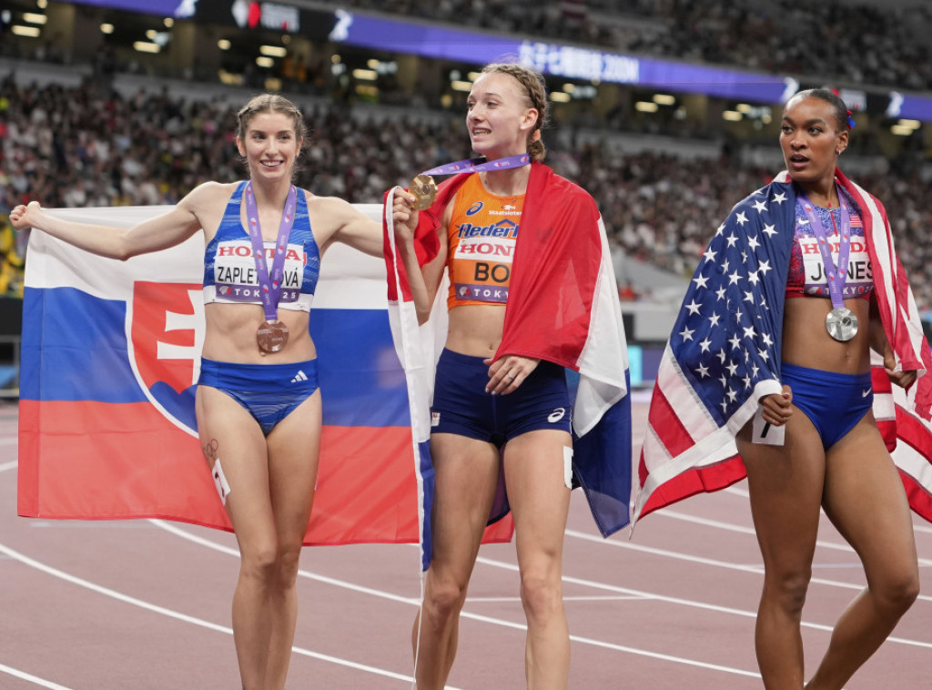 Femke Bol odbranila zlato na 400 metara s preponama na Svetskom prvenstvu u Tokiju