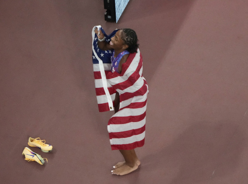 Melisa Džeferson-Vuden najbrža u trci na 200 metara na Svetskom prvenstvu