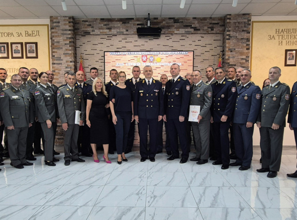 Obeležen praznik službe telekomunikacija i Brigade veze