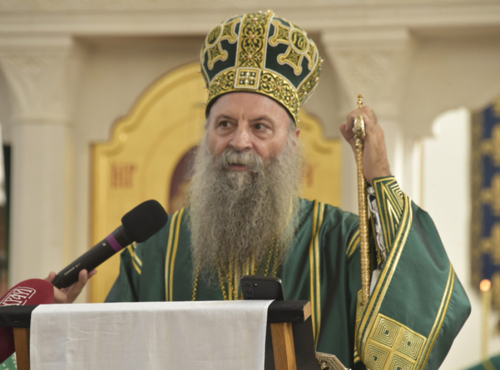 Patrijarh Porfirije na obeležavanju osam vekova postojanja manastira Mesić u Banatu