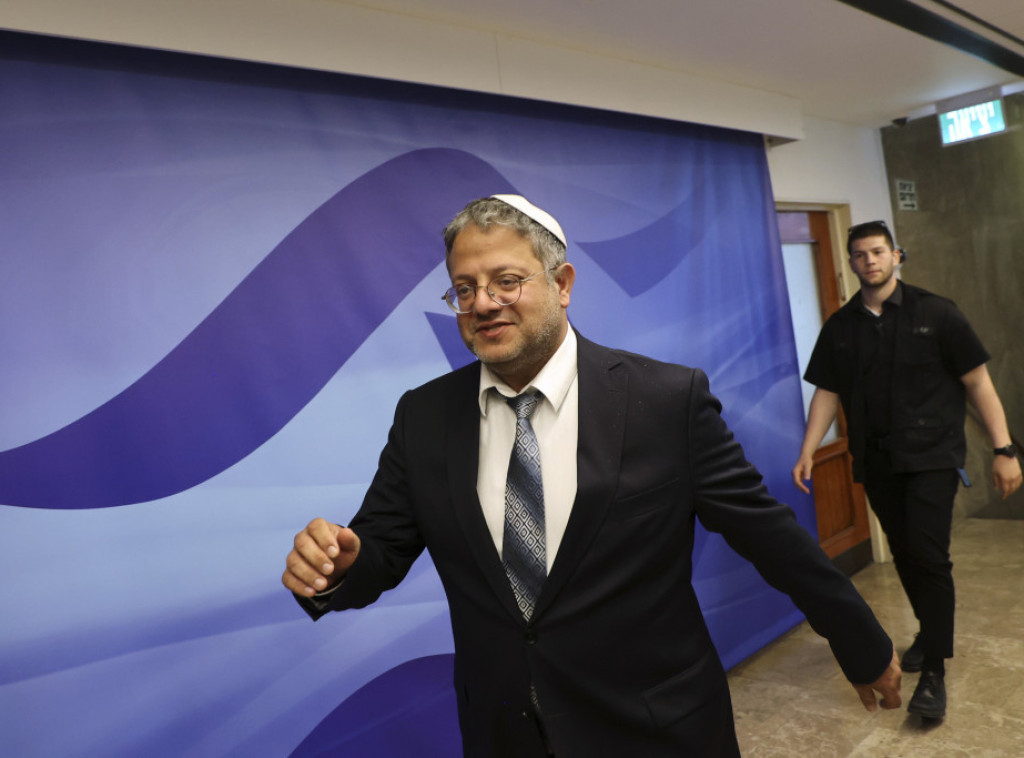 Izraelski ministar Ben Gvir najavio aneksiju Zapadne obale zbog priznanja Palestine