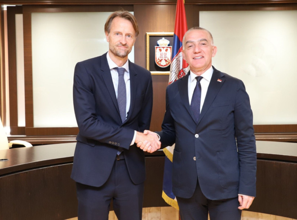 Vujic meets with new head of EU mission to Serbia