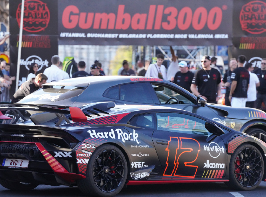 Gumball 3000: Reli karavan sa više od 100 superautomobila stigao u Beograd