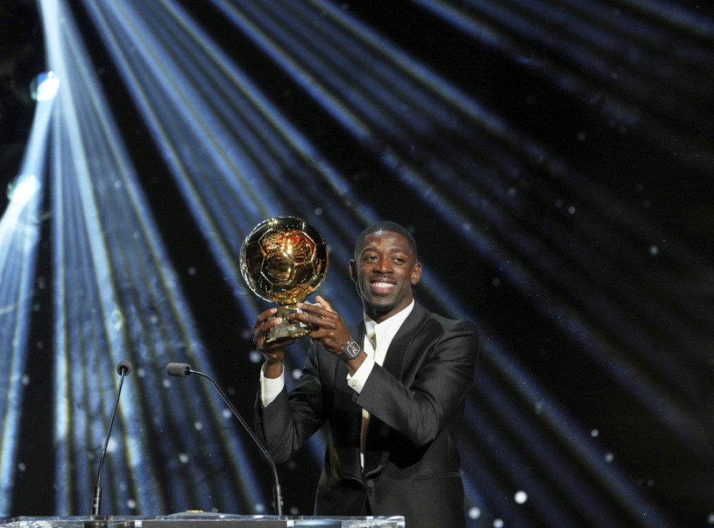 Usman Dembele dobio Zlatnu loptu za najboljeg fudbalera sveta u izboru Frans fudbala