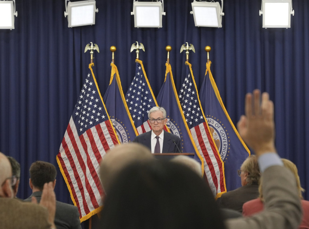 Evropski indeksi u padu nakon govora predsednika Federalnih rezervi Džeroma Pauela