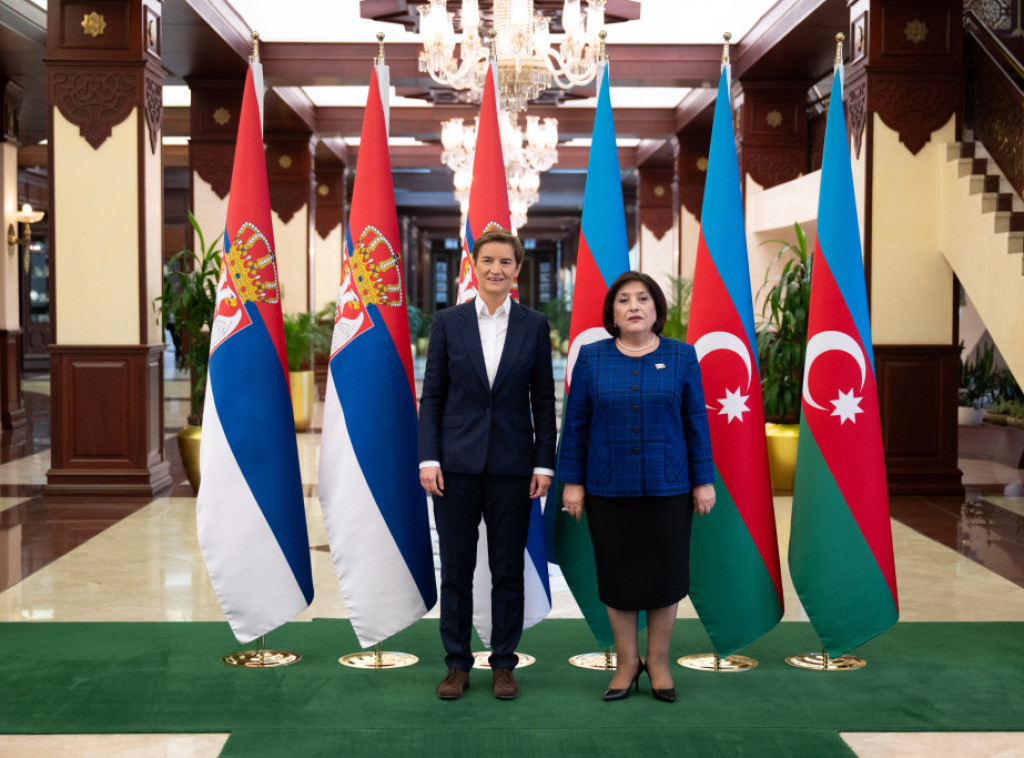 Brnabic: We are grateful to Azerbaijan for respecting Serbia's territorial integrity