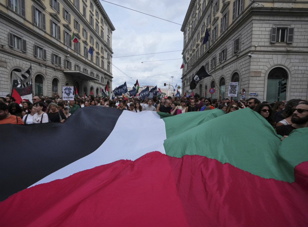 Italijanski sindikati najavljuju generalni štrajk i skupove podrške Gazi