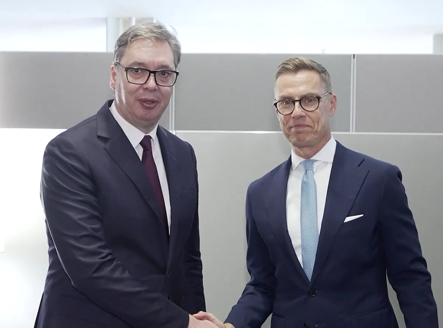 Vucic meets with Stubb