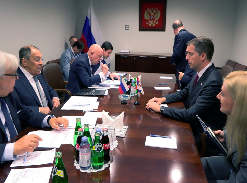 MSP Rusije: Đurić i Lavrov potvrdili intenzitet bilateralnih kontakata na marginama UN