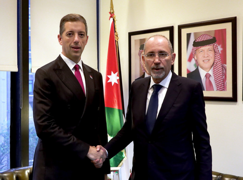 Djuric, Jordanian FM discuss bilateral cooperation