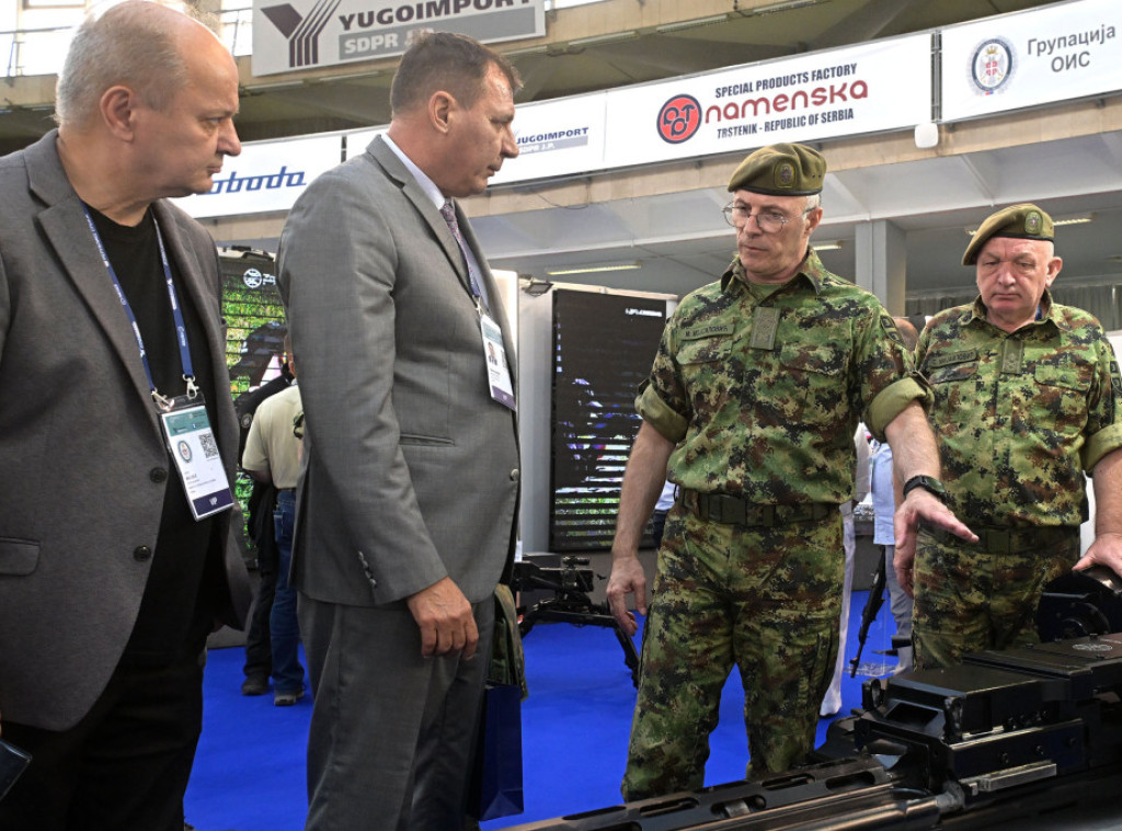 Načelnik Generalštaba Mojsilović posetio Međunarodni sajam naoružanja i vojne opreme "Partner 2025"