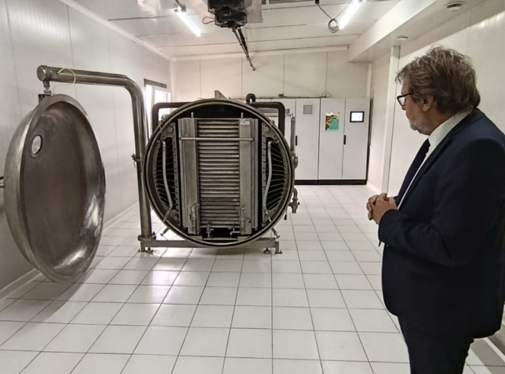 Žigmanov: Liofilizator u Krušedolu značajna investicija za sektor mlekarstva