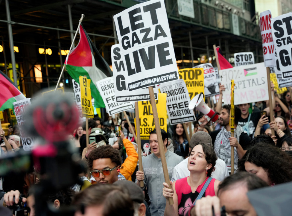 Protest u Njujorku protiv Netanjahuovog obraćanja u UN