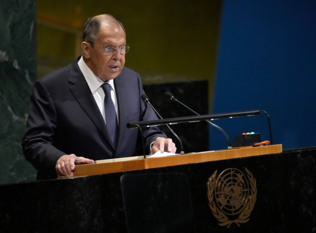 Sergej Lavrov u Generalnoj skupštini UN: Zapad kršeći prava Srba u BiH i na KiM podriva mir i stabilnost