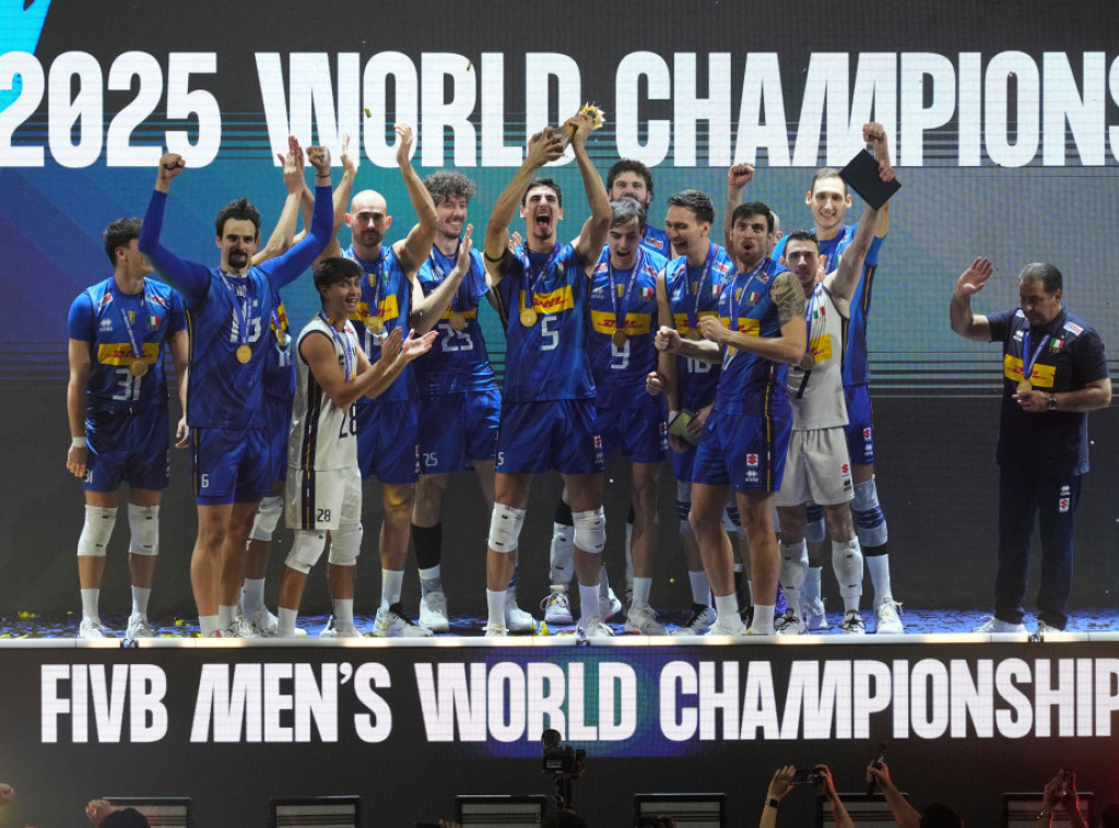 Odbojkaši Italije pobedili Bugarsku i odbranili titulu svetskog šampiona