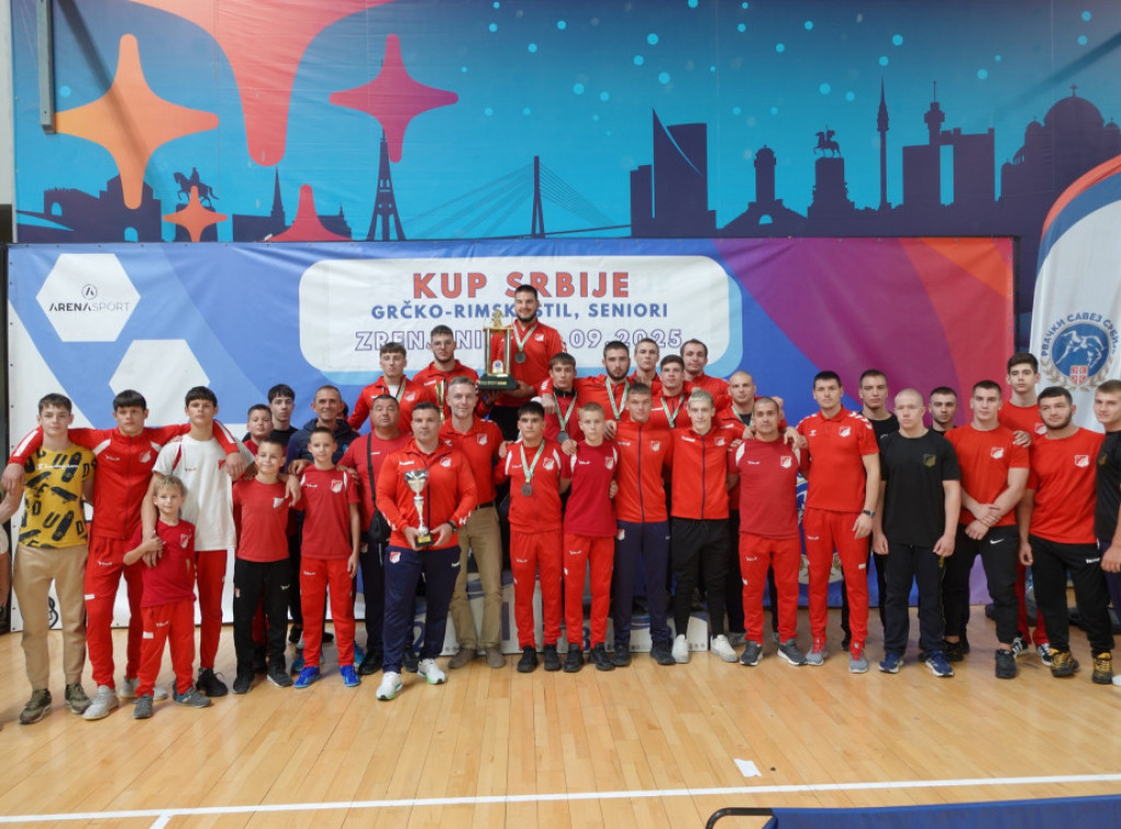 Rvači zrenjaninskog Proletera pobednici Kupa Srbije u grčko-rimskom stilu