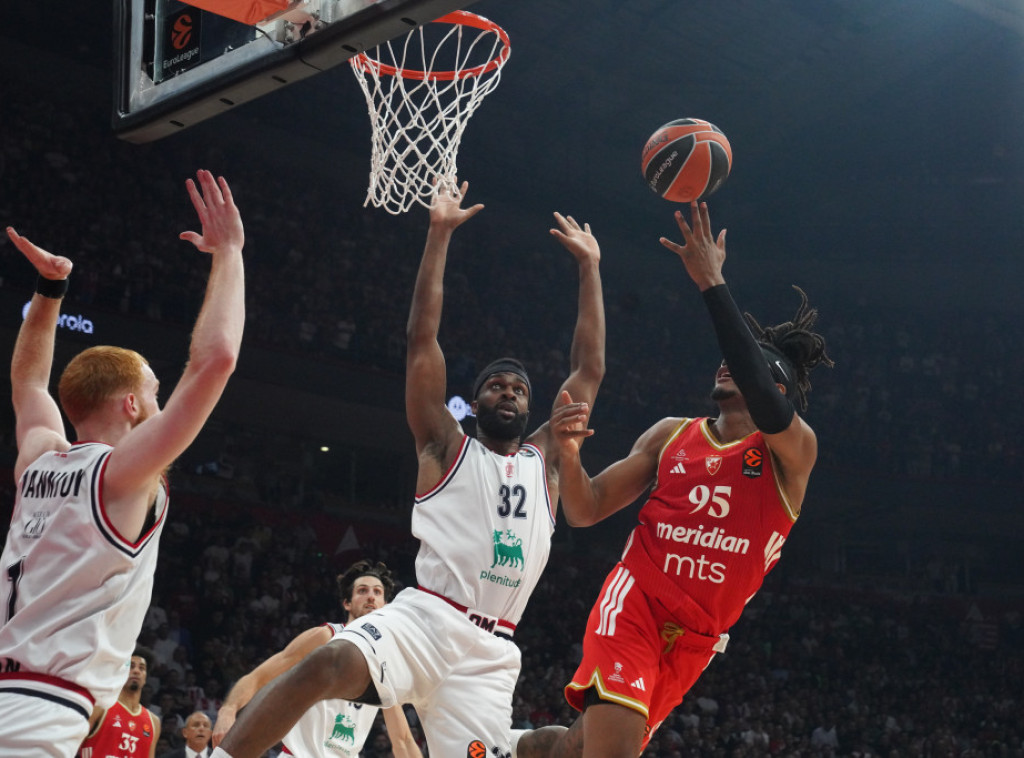 Košarkaši milanske Olimpije pobedili Crvenu zvezdu u Areni na startu Evrolige