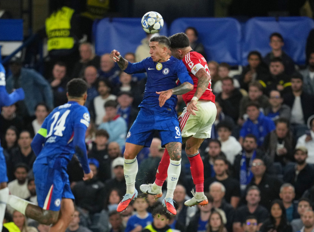 Fudbaleri Čelsija pobedili Benfiku, Bajern deklasirao Pafos