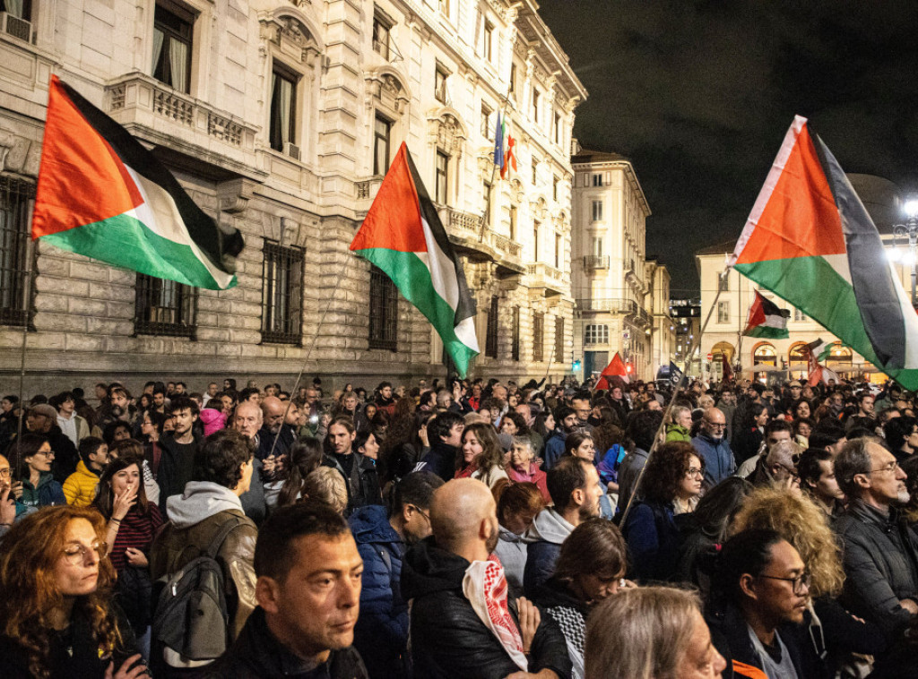 Najveći sindikat u Italiji pozvao na štrajk u petak zbog zadržavanja flotile za Gazu