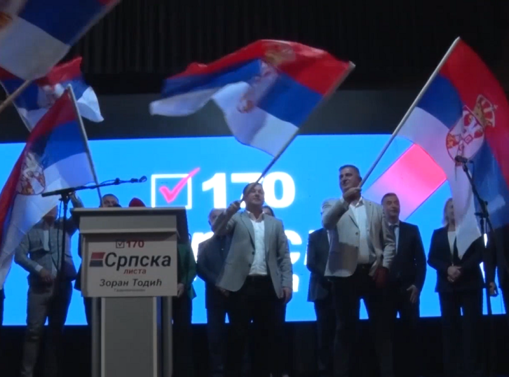 Održan predizborni miting Srpske liste u Lešku
