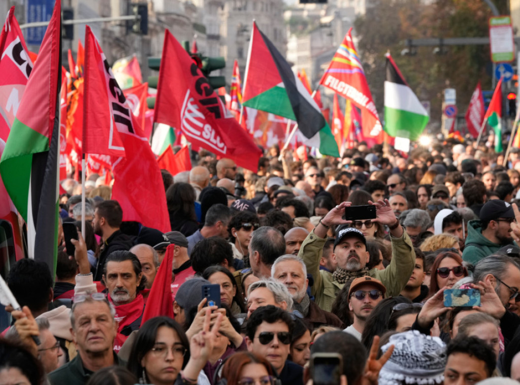 Italija: Generalni štrajk i masovni protesti paralisali gradove i prevoz