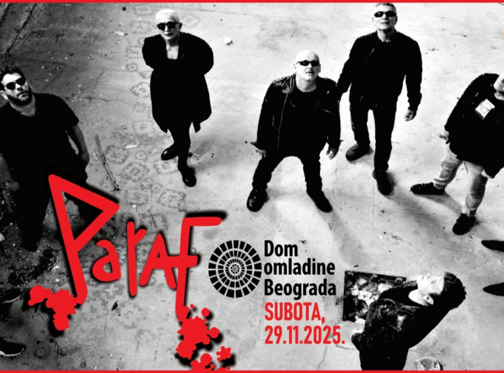 Pank sastav Paraf 29. novembra u Domu omladine Beograda