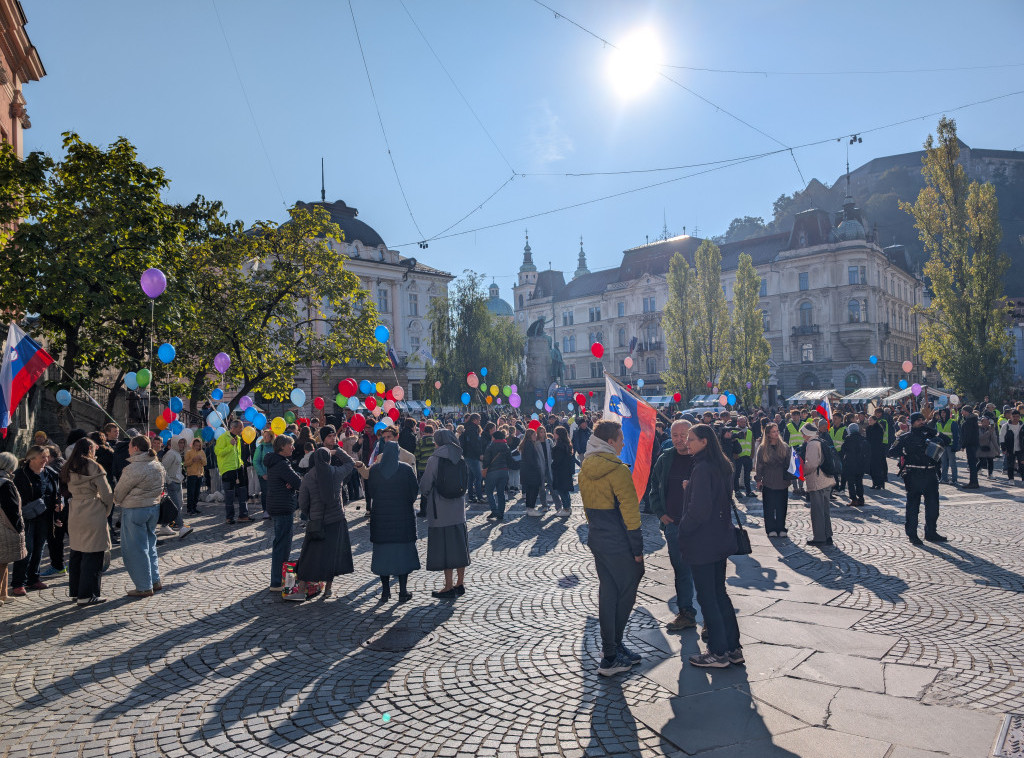 U Ljubljani održani skupovi pristalica i protivnika prava na abortus