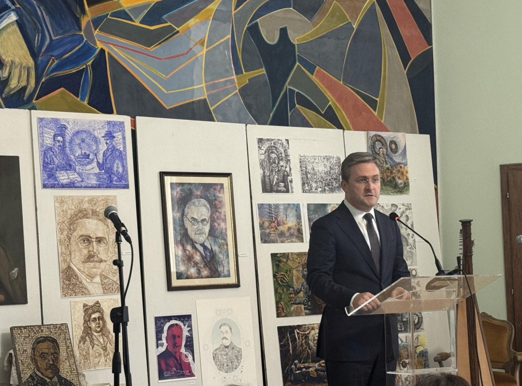 Nikola Selaković na svečanoj akademiji posvećenoj godišnjici rođenja Mihajla Pupina