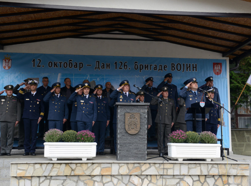 U kasarni "Banjica" obeležen Dan 126. brigade vazdušnog osmatranja, javljanja i navođenja