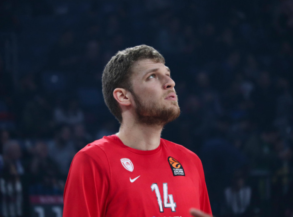Košarkaš Olimpijakosa Saša Vezenkov MVP trećeg kola Evrolige