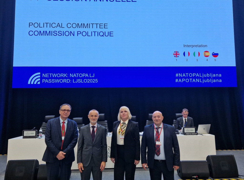 Delegacija skupštine Srbije na 71. godišnjem zasedanju Parlamentarne skupštine NATO u Ljubljani