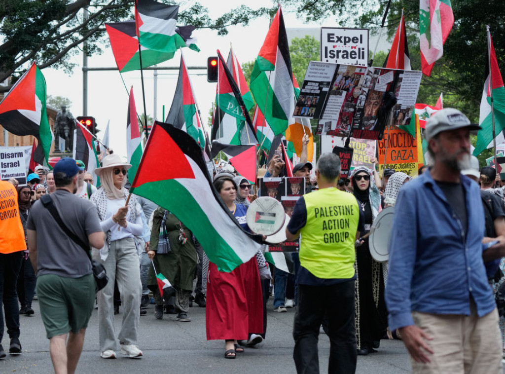 Australija: Više desetina hiljada ljudi na propalestinskim protestima u Sidneju