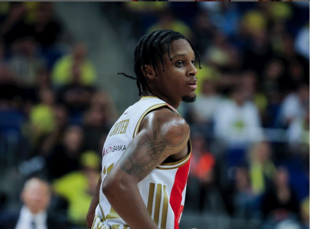 Košarkaš Crvene zvezde Tajson Karter ima emboliju oba plućna krila